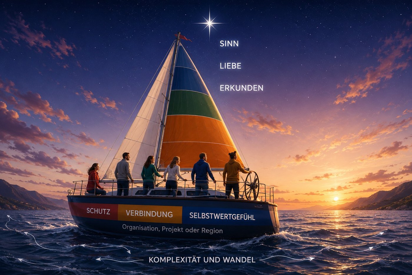 Das Segelschiff – Resonanzintelligenz-Modell von SMART Identity